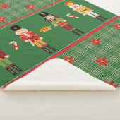 クリスマスナツクラッカーズシェルパフリースブランケット シェルパブランケット (3/4)