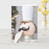 クリスマスナツクラッカーチェルシーロンドンフェスティバル期 カード (黄色い花)