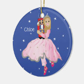 クリスマスナツクラッカーバレエオーナメントパーソナライズ セラミックオーナメント (左)