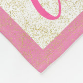 クリスマスナツクラッカーバレエピンクフリースブランケットSm フリースブランケット (角)