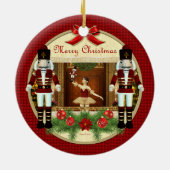 クリスマスナツクラッカーバレリーナオーナメント セラミックオーナメント (裏面)