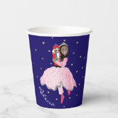 クリスマスナツクラッカーバレリーナDKブラン 紙コップ (裏面)