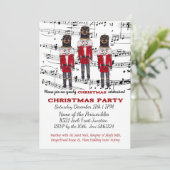 クリスマスナツクラッカーパーティの招待状ミュージカル 招待状 (スタンド正面)
