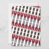 クリスマスナツクラッカーパーティの招待状ミュージカル 招待状 (裏面)