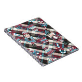 クリスマスナツクラッカープレイドブルーブルゴーニュ ノートブック (右側)