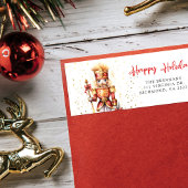 クリスマスナツクラッカーホリデイ差出人住所 ラベル