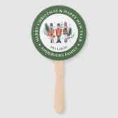 クリスマスナツクラッカー組成物2ハンドファン ハンドファン (正面)