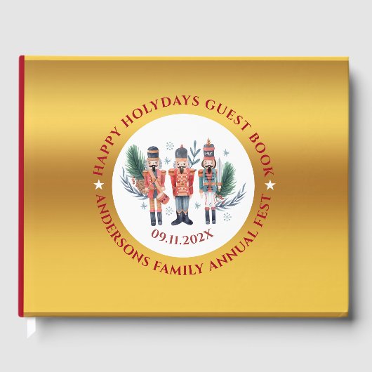 クリスマスナツクラッカー組成物 ゲストブック (正面)