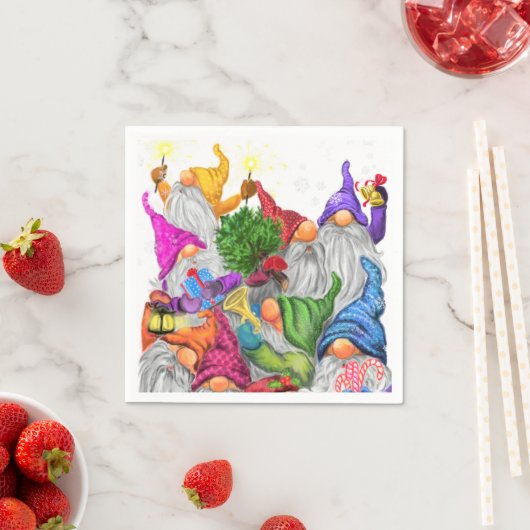 クリスマスナプキンズハッピー格言パーティー スタンダードカクテルナプキン (インサイチュ)