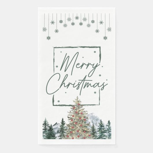 クリスマスナプキン (正面)