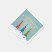 クリスマスナプキン – クリスマスツリー スタンダードカクテルナプキン (角)