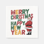 クリスマスナプキン スタンダードカクテルナプキン (正面)