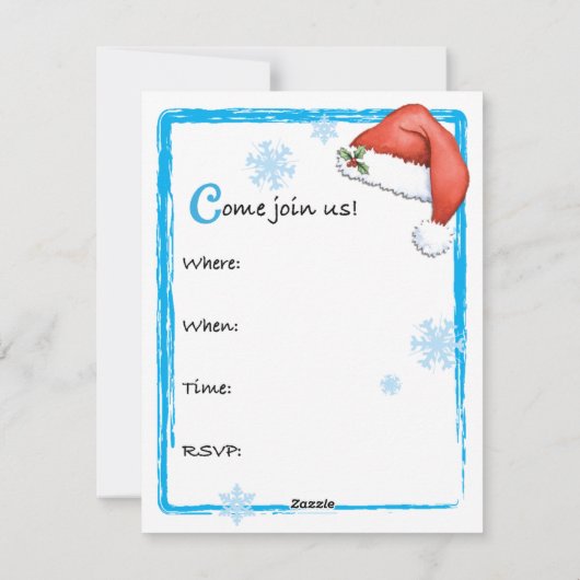 クリスマスナポリタンマスティフ招待状 シーズンカード (裏面)