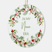 クリスマスナースオーナメント セラミックオーナメント (左)