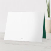 クリスマスナースクルーSanta Hatクリスマス カード (裏面)