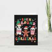 クリスマスナース看護Roc'nのまわりにザ・クリスマス カード (正面)