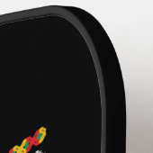 クリスマスナース醜いクリスマスマーズヴィンテージクリスマス ピックルボールラケット (左詳細)