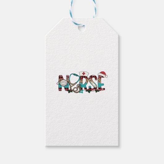 クリスマスナース1 ギフトタグ (正面)