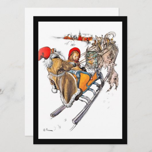 クリスマスニッセとカースティ シーズンカード (正面/裏面)