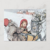 クリスマスニッセとキルスティー シーズンポストカード (正面)