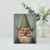 クリスマスニッセ伝統的 – ノルディックホリデーアート シーズンポストカード (スタンド正面)