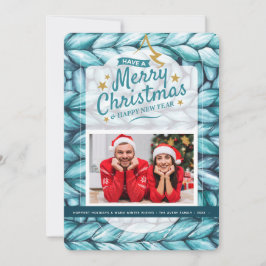 クリスマスニットの写真 シーズンカード