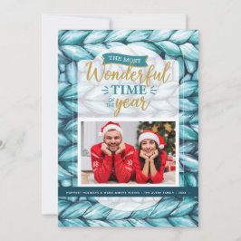 クリスマスニットの写真 シーズンカード