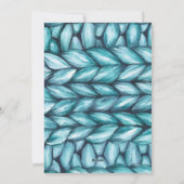 クリスマスニットの写真 シーズンカード (裏面)