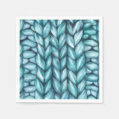 クリスマスニット スタンダードカクテルナプキン (正面)