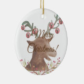 クリスマスニューイヤースノーフレークオーナメント セラミックオーナメント (右)