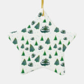 クリスマスニューイヤーツリーズスターオーナメント セラミックオーナメント (裏面)