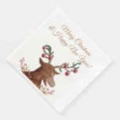 クリスマスニューイヤーペーパーナプキン (コーナー)