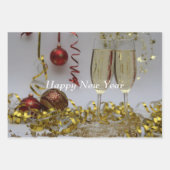 クリスマスニューイヤー包装紙シート ラッピングペーパーシート (正面2)