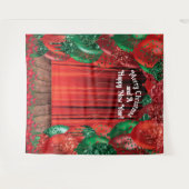 クリスマスニューイヤー風船フォトブース背景 タペストリー (正面(横))