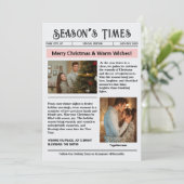クリスマスニュースレターアーカイブ写真コラージュ シーズンカード (スタンド正面)