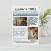 クリスマスニュースレターアーカイブ写真コラージュ シーズンカード (スタンド正面)