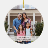 クリスマスニューホームオーナメント セラミックオーナメント (裏面)