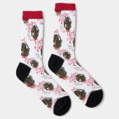 クリスマスヌビアドリングベビーヤギの願い ソックス (右)