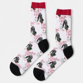 クリスマスヌビアベビーヤギの願い ソックス (左)