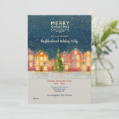 クリスマスネイバーズパーティの招待状 招待状 (スタンド正面)