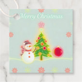 クリスマスネオントレンディーホリデーコレクション フェイバータグ (正面)