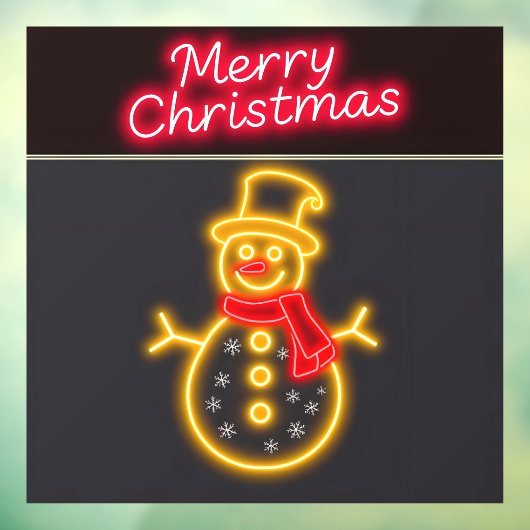 クリスマスネオンモダンホリデーコレクション ウィンドウサイン (シート3)