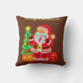 クリスマスネオンモダンホリデーコレクション クッション (裏面)