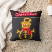 クリスマスネオンモダンホリデーコレクション クッション (ブランケット)
