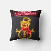 クリスマスネオンモダンホリデーコレクション クッション (裏面)