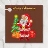 クリスマスネオンモダンホリデーコレクション フェイバータグ (正面)