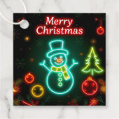 クリスマスネオン人気があるホリデーコレクション フェイバータグ (正面)