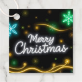 クリスマスネオン人気があるホリデーコレクション フェイバータグ (正面)