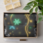 クリスマスネオン人気があるホリデーコレクション 薄葉紙 (ギフト)