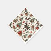 クリスマスネキン スタンダードカクテルナプキン (角)